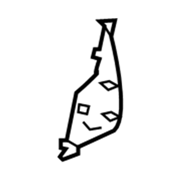 XS90XDBAA Mopar Instrument Panel End Cap End Illustration 1 of 1