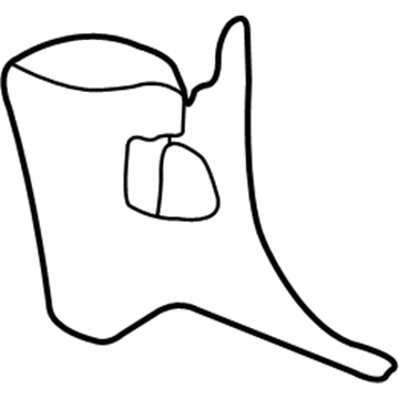 Mopar PY76XDVAB Cowl Side Trim Panel PY76XDVAB Mopar Cowl Side Trim Panel Illustration 1 of 1