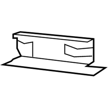 5064343AB Mopar Bracket-Dvd Screen Illustration 1 of 1