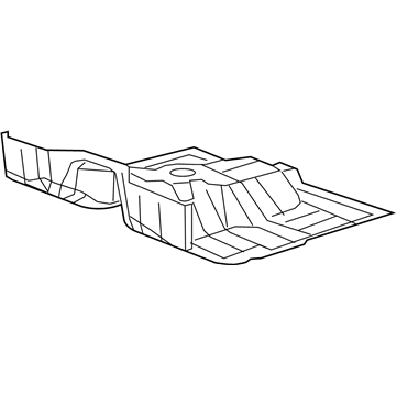 4589894AD Mopar Floor Pan Illustration 1 of 1