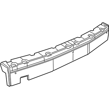 68002101AB Mopar Rear Bumper Fascia Absorber Illustration 1 of 1