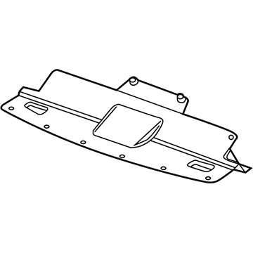 68142981AA Mopar Radiator Closure Panel Illustration 1 of 1
