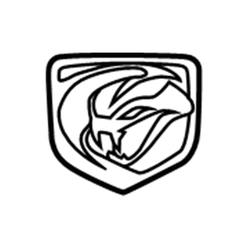 1VN1706SAA Mopar Ornament-Viper Head Illustration 1 of 1