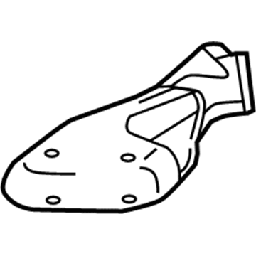 68141092AA Mopar Air Duct-Brake Cooling Illustration 1 of 1