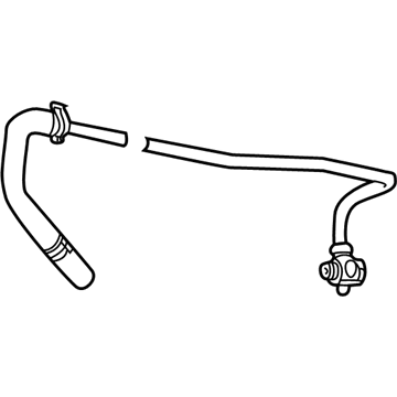 4884283AC Mopar Tube-Turbo Water Return Illustration 1 of 1