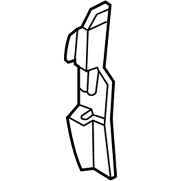 5027026AA Mopar Fender To Hinge Pillar Silencer Illustration 1 of 1