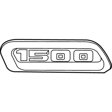 68309876AA Mopar Hood Bezel Illustration 1 of 1