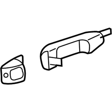 TY23SW1AC Mopar Exterior Door Handle Illustration 1 of 1