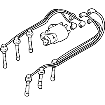 MD361060 Mopar Ignition Cable Illustration 1 of 1