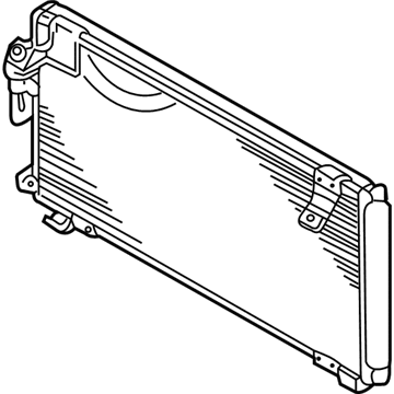 Mopar 7812A066 Air Conditioning Condenser 7812A066 Mopar Air Conditioning Condenser Illustration 1 of 1