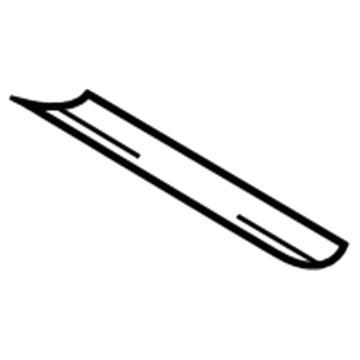 Mopar MR987487 WEATHERSTRIP-A/C CONDENSER MR987487 Mopar WEATHERSTRIP-A/C CONDENSER Illustration 1 of 1