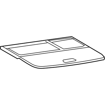 Mopar 1UC86DX9AD Rear Cargo Floor Cover 1UC86DX9AD Mopar Rear Cargo Floor Cover Illustration 1 of 1