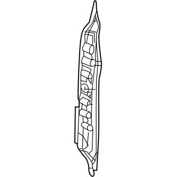 68084037AD Mopar STUFFER-Fender Illustration 1 of 1