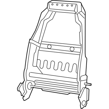 68088755AB Mopar Front Seat Back Frame Illustration 1 of 1