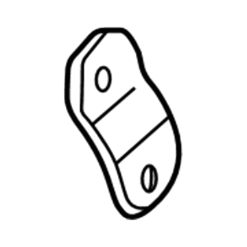 MB110496 Mopar Plate-Plate,Rear Suspension Spring Illustration 1 of 1