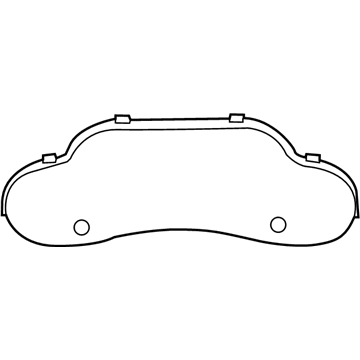 68003512AA Mopar Lens-Instrument Cluster Illustration 1 of 1