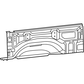 68353735AD Mopar Panel-Box Side Inner Illustration 1 of 1