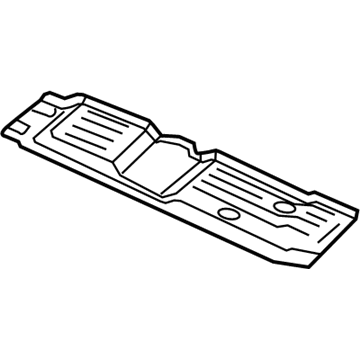 2008 Jeep Grand Cherokee Exhaust Heat Shield - 55394460AB