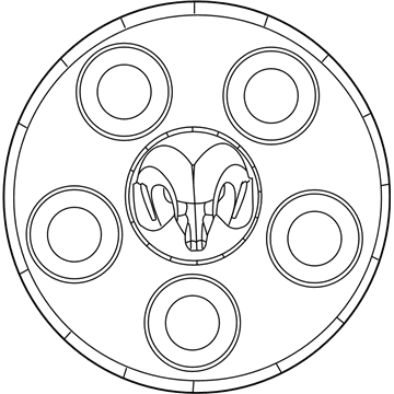 Dodge Nitro Wheel Cover - 5KG75S4AAC