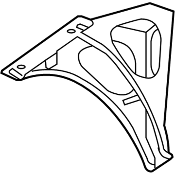4865830AC Mopar Bracket-SILL To Fender Illustration 1 of 1