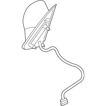 2008 Chrysler PT Cruiser Car Mirror - 5067273AC