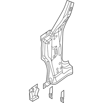 5140599AA Mopar Pillar-Front Hinge Illustration 1 of 1