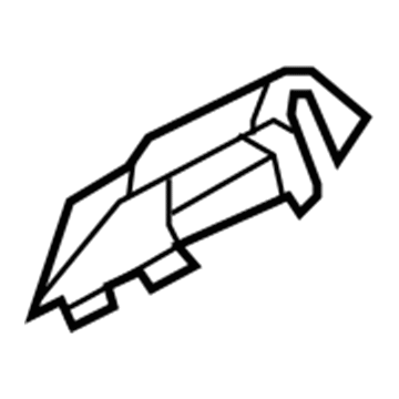 1BB10XDVAD Mopar Steering Column Shroud Illustration 1 of 1