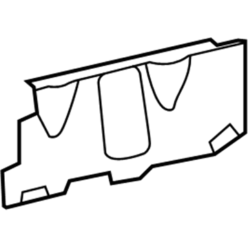 5113271AB Mopar Front Belly Pan Illustration 1 of 1