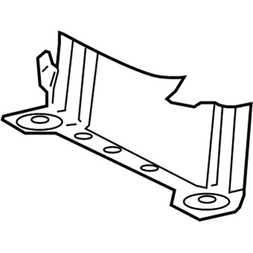 Mopar 5175998AA Seat Riser 5175998AA Mopar Seat Riser Illustration 1 of 1