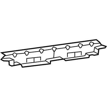 68102298AC Mopar Bracket-Exhaust Tip Illustration 1 of 1