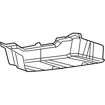 68082727AE Mopar Shield-Close Out Panel Illustration 1 of 1