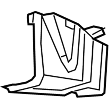 68110937AF Mopar Floor Pan Shield Illustration 1 of 1