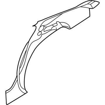 4575015AJ Mopar Quarter Inner Panel Illustration 1 of 1