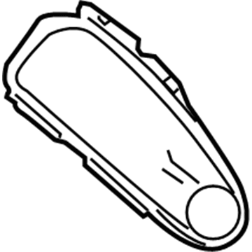 YW781S2AI Mopar Air Bag Module Cover Illustration 1 of 1