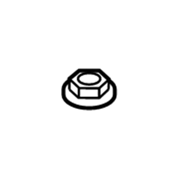 6102238AA Mopar Hexagon Nut Illustration 1 of 1