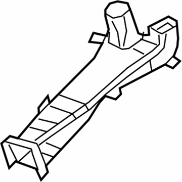 68338948AB Mopar Duct-Rear A/C Illustration 1 of 1