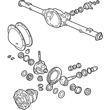 Mopar 5135545AE Axle Housing 5135545AE Mopar Axle Housing Illustration 1 of 1