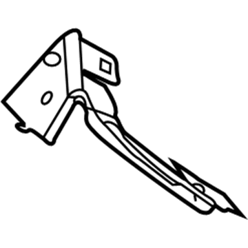 55372839AD Mopar REINFMNT-Fender Illustration 1 of 1