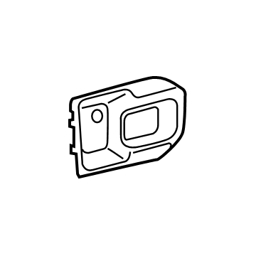 6NH28HL1AA Mopar Release Handle Bezel Illustration 1 of 1