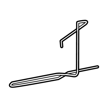 68367047AB Mopar Map Pocket Illustration 1 of 1