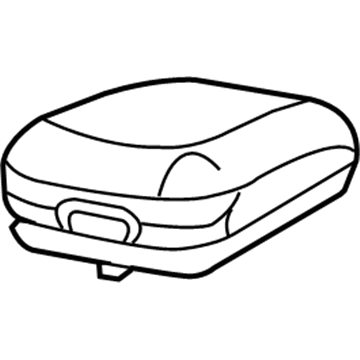 Mopar 5FW581K5AB Cover-Floor Console Bin 5FW581K5AB Mopar Cover-Floor Console Bin Illustration 1 of 1