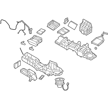 68004238AA Mopar Housing-A/C And Heater Illustration 1 of 1
