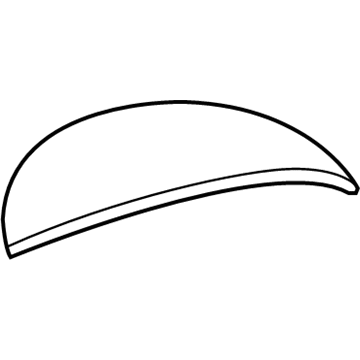 5ZB91AAAAB Mopar Hood Illustration 1 of 1