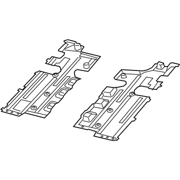68530956AA Mopar Floor Pan Illustration 1 of 1