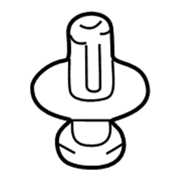 Mopar MU000319 RETAINER-Air Inlet Grille MU000319 Mopar RETAINER-Air Inlet Grille Illustration 1 of 1