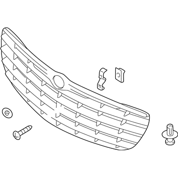 Mopar MN133273 Grille-Front Bumper MN133273 Mopar Grille-Front Bumper Illustration 1 of 1