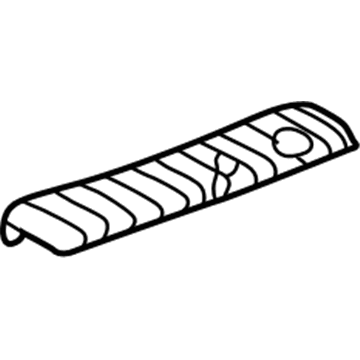 Mopar 55352780AB Scuff Molding 55352780AB Mopar Scuff Molding Illustration 1 of 1