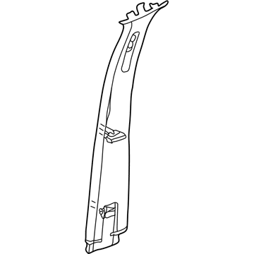 5GE60BD5AM Mopar B Pillar Panel Illustration 1 of 1