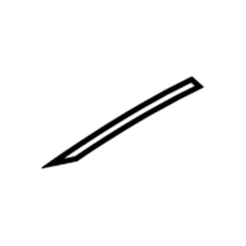 5303554AA Mopar Roof Molding Illustration 1 of 1