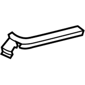 Mopar 5104194AA Roof Side Rail 5104194AA Mopar Roof Side Rail Illustration 1 of 1